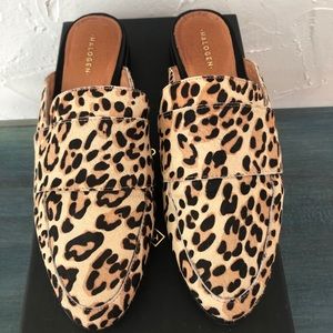 Halogen Violet Genuine Calf Hair Mule